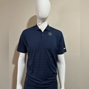 Nike  Dallas Cowboy Polo shirt Dark Blue Stripe